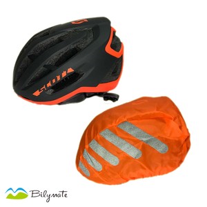 Waterproof and high visibility protective cover for bicycle driving Reflective helmet Cover