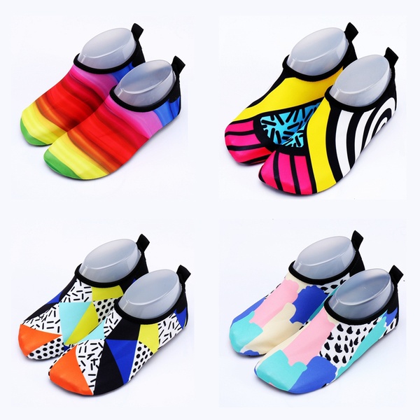 Unisex adult Foldable Beach Water Shoes Quick-Dry Aqua Socks Barefoot for Outdoor Beach Swim