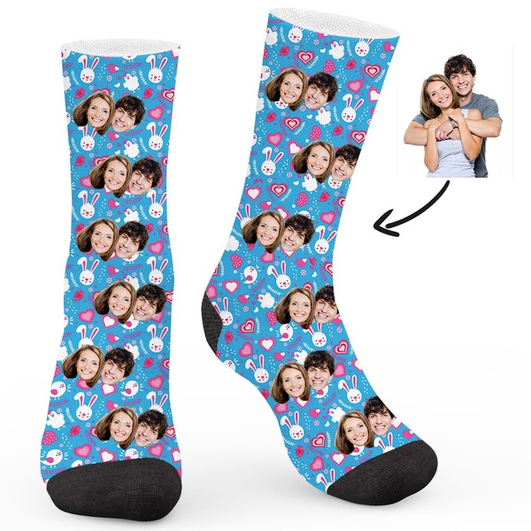 Custom Socks Personalized printing faces you need on your sport sock