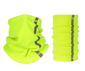 Fleece Neck Gaiter Visibility Reflective Safety Neck Warmer Balaclava Bandana