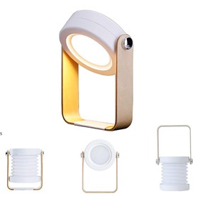 Foldable Touch Night Light Lamp, USB Rechargeable LED Cordless Desk Lights, 360° Rotatable Portable Foldable Lantern Tent Lamp for Reading, Camping and Bedroom