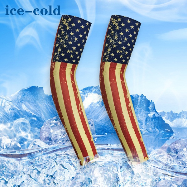 Unisex UV Protection Sleeves Arm Cooling Sleeves Ice Silk Arm Sleeves Arm Cover Sleeves