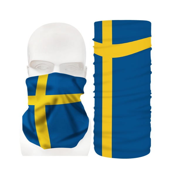 Customized printing Sweden football team Flag Bandana