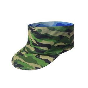 2in1 polyester seamless badana sport cap