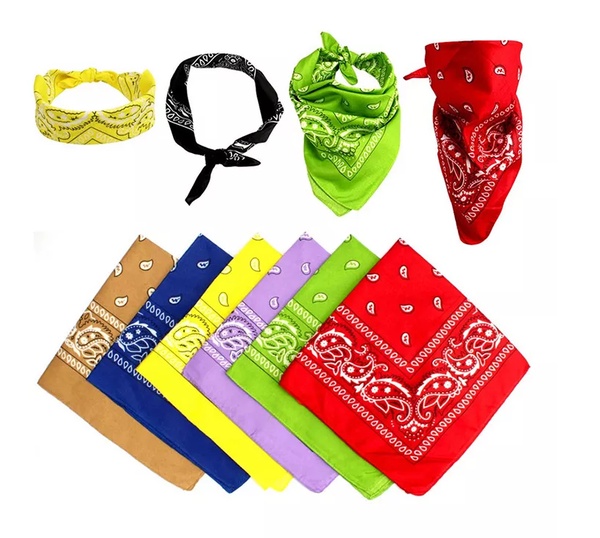 Cotton Square Scarf Bandanas