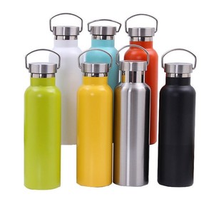 Water Bottle with Handle Leakproof Lid for Cyclist Runner Hiker Camping Gift
