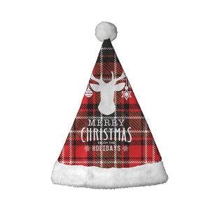 Colorfull Print Christmas Hats