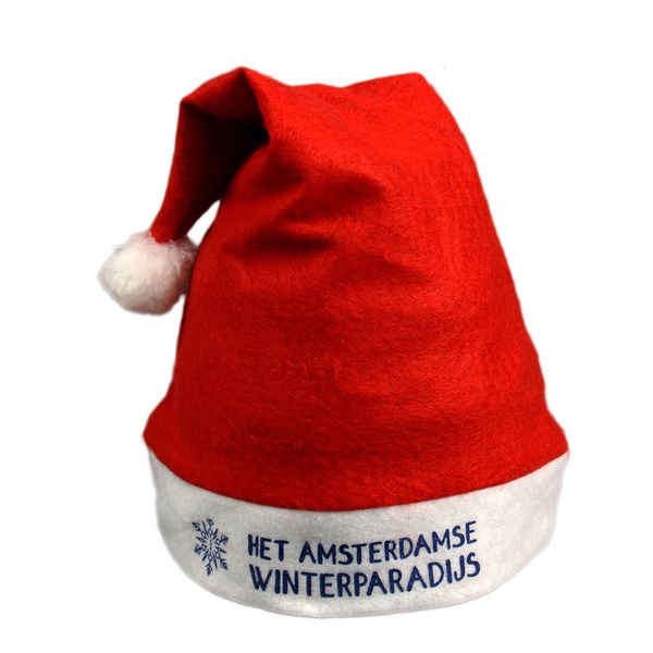 Red Holiday Christmas Santa Hats