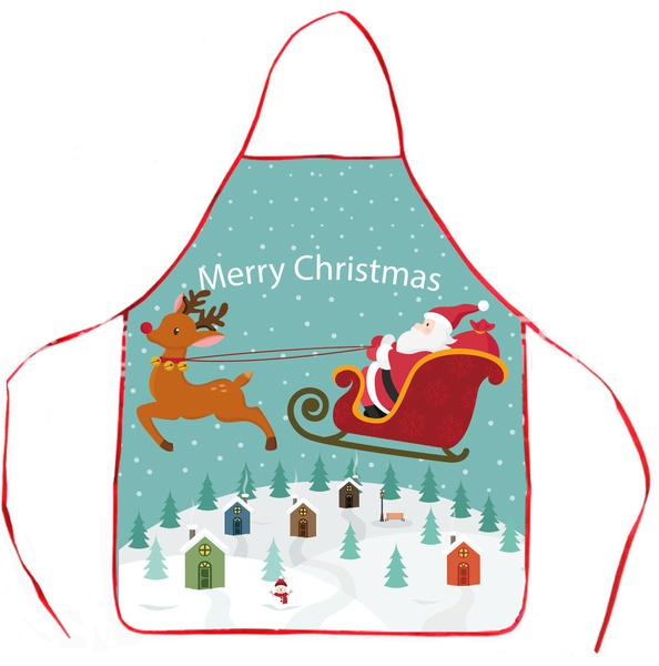 Christmas Funny Apron Adjustable Kitchen Cooking Aprons