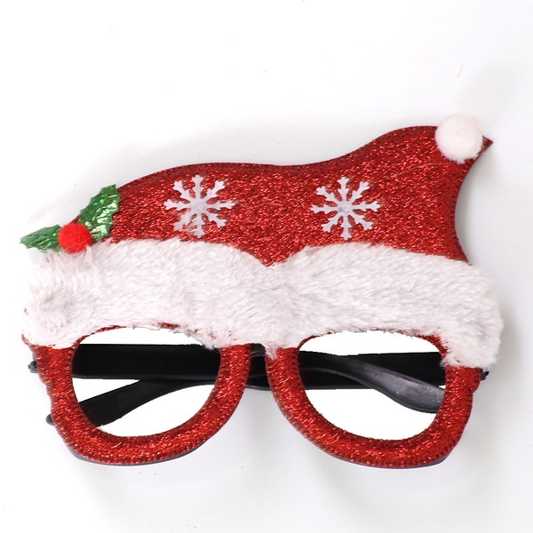 Christmas Glasses Glitter Party Glasses Frames Christmas Decoration