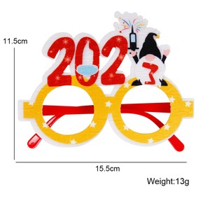 Christmas Glasses Frame Christmas Tree Glasses Christmas Decoration Costume Eyeglasses