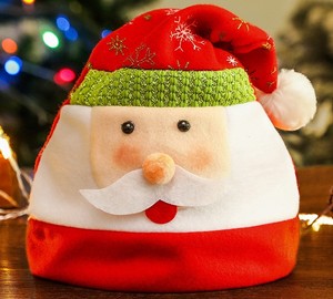 Christmas Hats for Christmas Holiday Party Decors Red