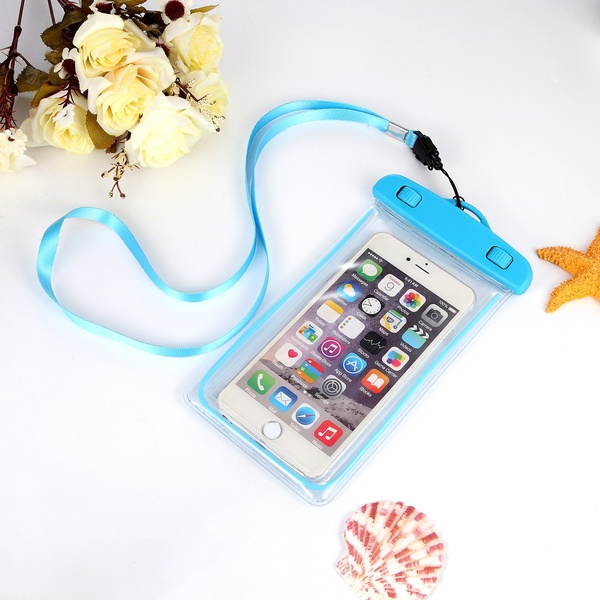 Waterproof Phone Pouch Universal Waterproof Cell Phone Dry Bags with Lanyard for iPhone