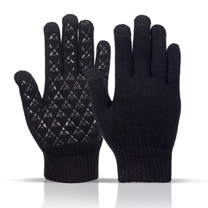 Winter Knit Gloves Warm Full Fingers Men Women with Upgraded Touch Screen  Anti Slip Glove