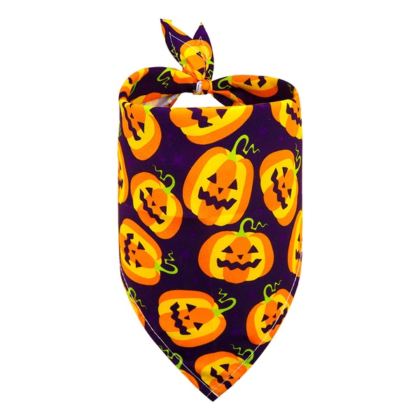 Halloween Dog Bandanas - Triangle Pet Scarf for Dogs Pets