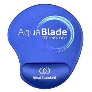Office Mousepad with Gel Wrist Support - Ergonomic Gaming Desktop Mouse Pad Wrist Rest - Design Gamepad Mat Rubber Base for Laptop Computer