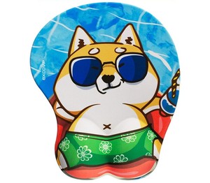Mouse Pad with Wrist Support Gel Ergonomic 3D Mousepad for Office PC Laptops