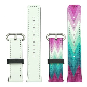 Digital printing PU Leather Bands for Apple Watch Replacement Watchband Strap