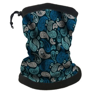 Thick Fleece Winter Warm Neck Gaiter with Adjustable Drawstring for Women Men