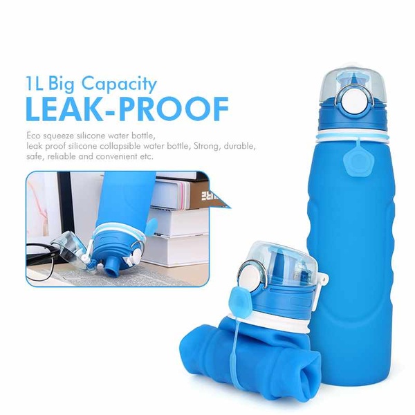 Collapsible Water Bottle 1 Litre