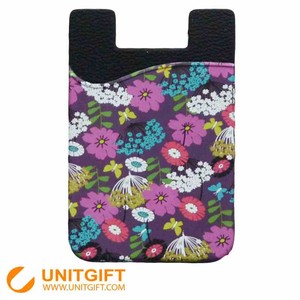 Silicone Cell Phone Card Holder