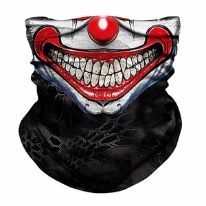 Skull With Bandana Halloween bandana neck gaiter