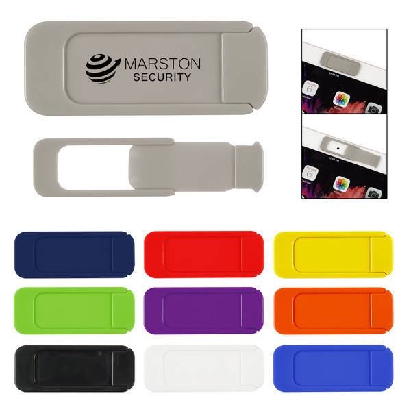 ABS slider webcam cover sticky blocker