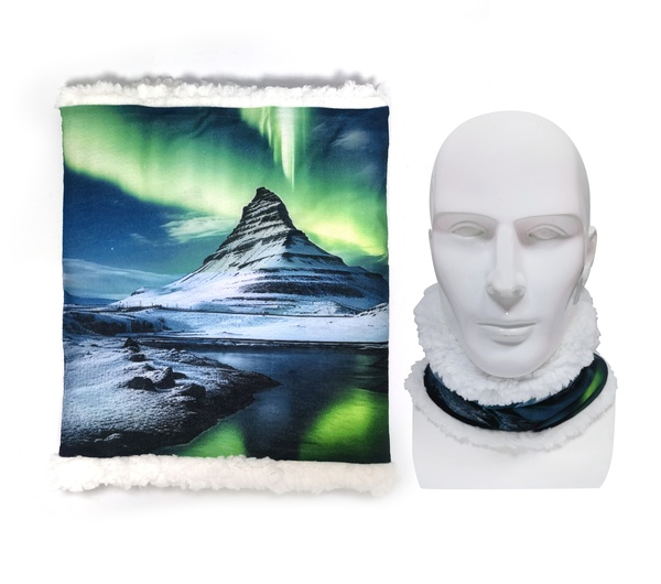 Custom Printing Winter Headband Seamless Bandana Warm Sherpa
