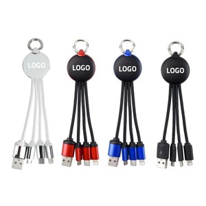 Customized LED Logo design Charger Cable with LED light
