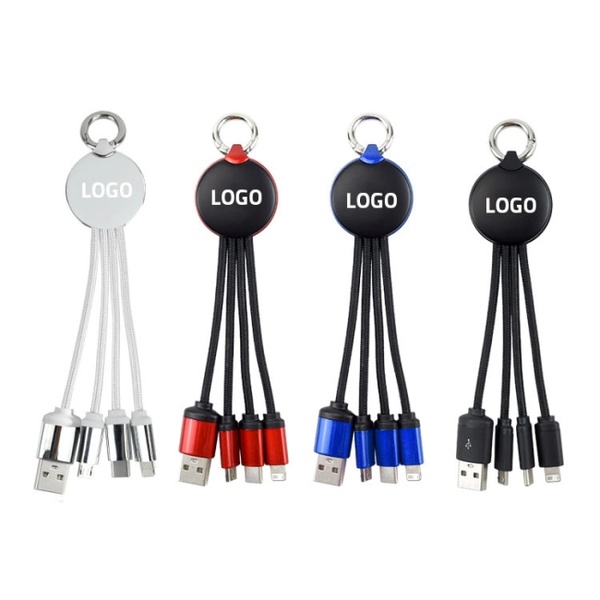 Customized LED Logo design Charger Cable with LED light