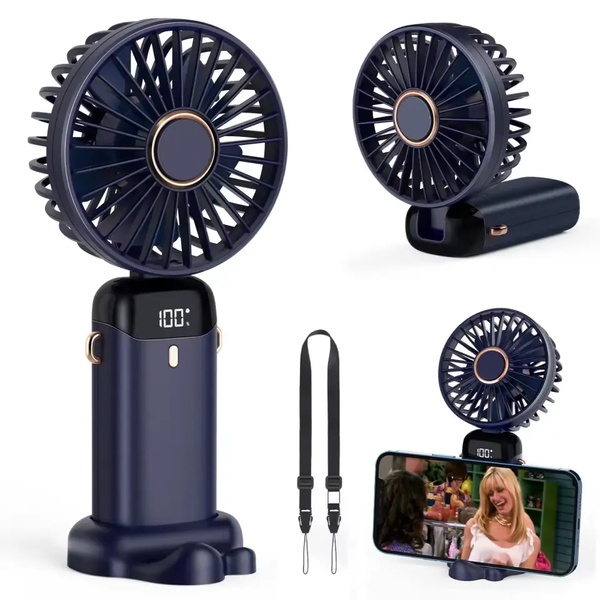 Foldable Type-c Rechargeable Handheld Fan Outdoor Portable