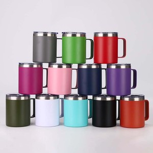 12 Oz Coffee Mug with Handle Stainless Steel Travel Mug