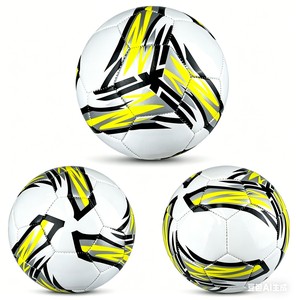 Size 4/5 Soccer Ball, Durable Pvc Material with Rubber Bladder,