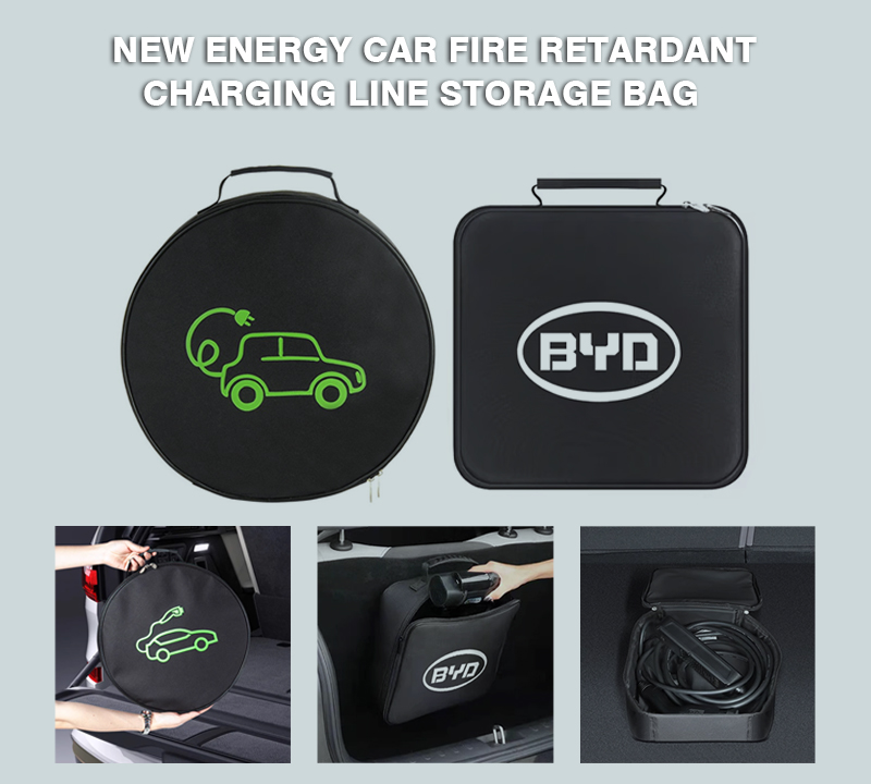 Custom Car Charging Line Storage Bag